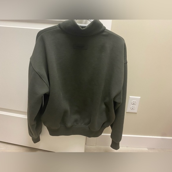 Fear of God Essentials Gray Full Zip Jacket - Picture 3 of 5